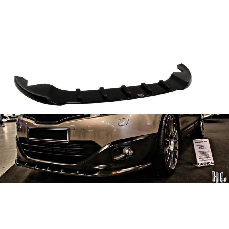 ESPADA LIP PARACHOQUES DELANTERO NISSAN QASHQAI  FACELIFT  09 13