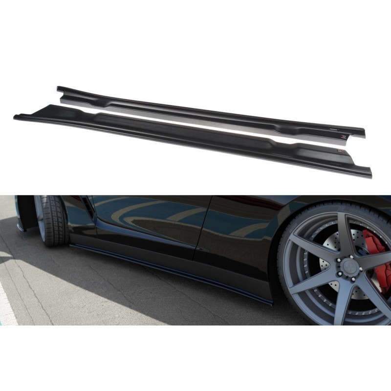 DIFUSORES LATERALES NISSAN GT R COUPE R35 2007 2010 MAXTON