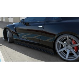 DIFUSORES LATERALES NISSAN GT R COUPE R35 2007 2010 MAXTON