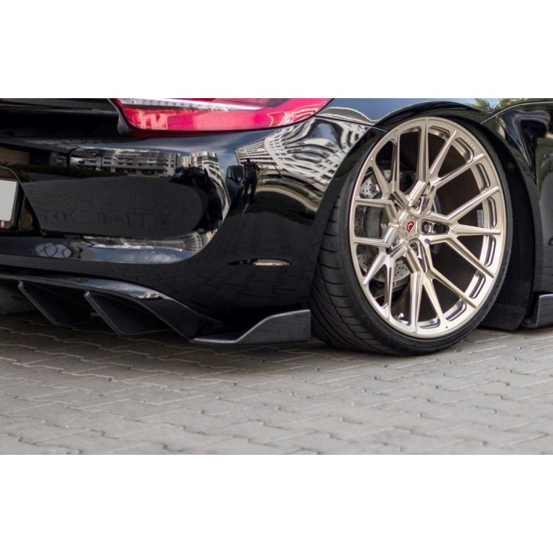 SPLITERS PARACHOQUES TRASERO PORSCHE CAYMAN MK2 981C 2012 