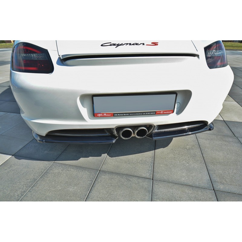 SPLITERS PARACHOQUES TRASERO PORSCHE CAYMAN S 987C 2006 2009 MAX