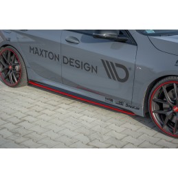 DIFUSORES LATERALES V2 BMW 1 F40 M PACK 2019  MAXTON ROJOS