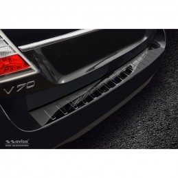 Protector parachoques acero inoxidable negro cromado Volvo V70 F