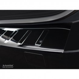 Protector parachoques acero inoxidable negro cromado Volvo V70 F
