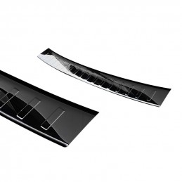Protector parachoques acero inoxidable negro cromado Volvo V70 F