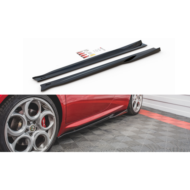 DIFUSORES LATERALES ALFA ROMEO 4C 2013 2017 MAXTON