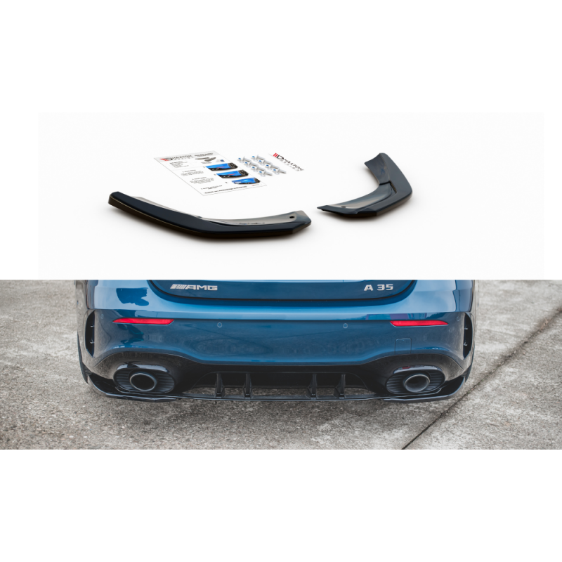 SPLITERS PARACHOQUES TRASERO MERCEDES A35 AMG W177 2018  MAXTON