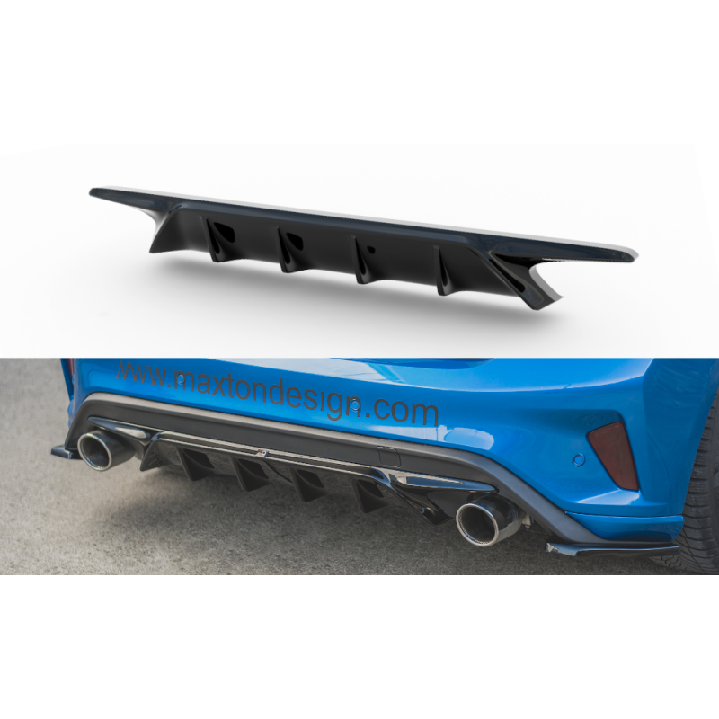 DIFUSOR PARACHOQUES FORD FOCUS ST MK4 2019  MAXTON SOLO ST NEGRO