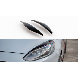 PESTANAS FARO FORD FIESTA MK8 ST 2018  MAXTON NEGRO BRILLO