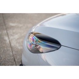 PESTANAS FARO FORD FIESTA MK8 ST 2018  MAXTON NEGRO BRILLO