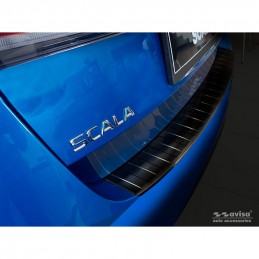 PROTECTOR PARACHOQUES TRASERO ACERO INOXIDABLE SKODA SCALA 2019 