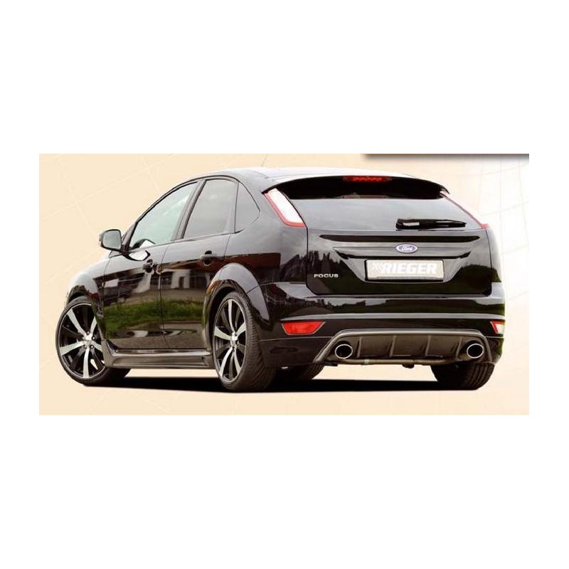 Anadido Faldon trasero Focus 2008  Rieger  2 SALIDAS carbon look