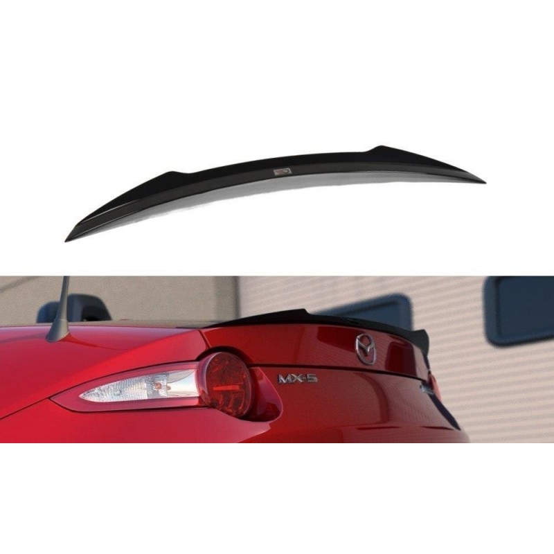 ALERON LIP MAZDA MX 5 ND 2014  MAXTON Negro Brillo