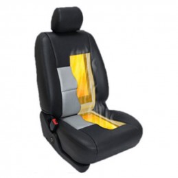 Juego de calefaccion de asiento universal  carbono    para 1 asi