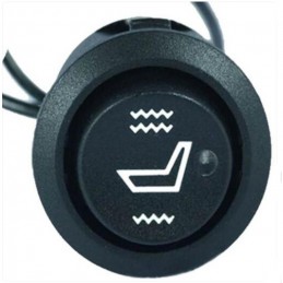 Juego de calefaccion de asiento universal  carbono    para 1 asi