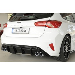 Difusor trasero Ford Focus ST Line 2018  RIEGER brillo