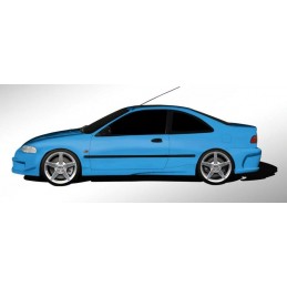 Faldones laterales Honda Civic Coupe mod DEMOLITION