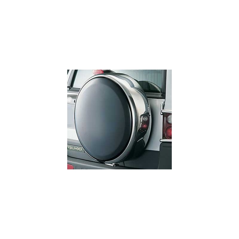 Funda de rueda trasera acero inox  235 75R15  HT   M S    215 80