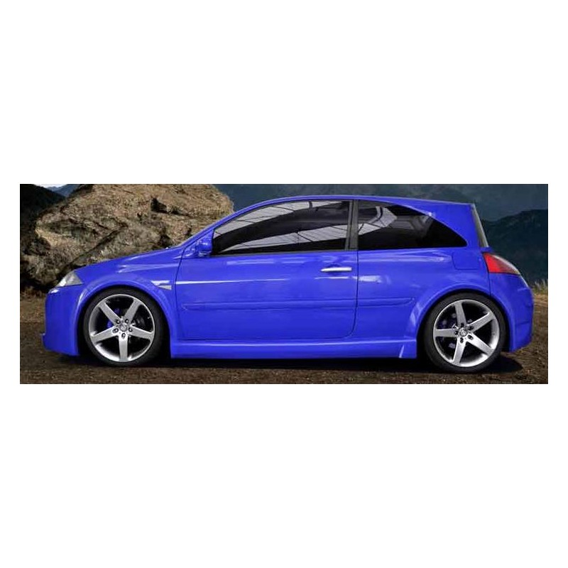 Faldones laterales Renault Megane II 2006 mod WILD