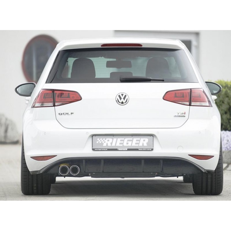 Anadido difusor trasero VW Golf VII  RIEGER salida izq 