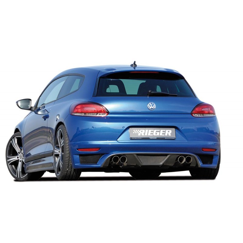 Anadido faldon trasero Carbon Look VW Scirocco Mod Rieger
