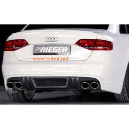Escape trasero 4 salidasx115x85mm Audi A4 Typ B8 mod Rieger