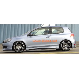 Faldones laterales Carbon Look VW Golf VI mod Rieger