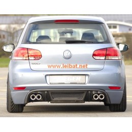 Anadido faldon trasero Carbon Look VW Golf VI mod Rieger