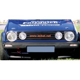 parilla delantera VW Golf II GTi 4 faros   negro