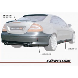 Escape trasero con 4 salidas Mercedes CLK 209