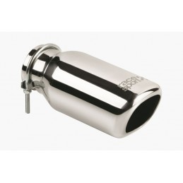 Cola de escape CROMADA OVALADA 80x90mm