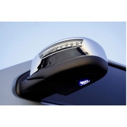 KIT CUBREROTROVISORES CROMADO FORD RANGER CON LED