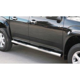 JG ESTRIBOS TUBO INOX 4P ISUZU D MAX  RIG 