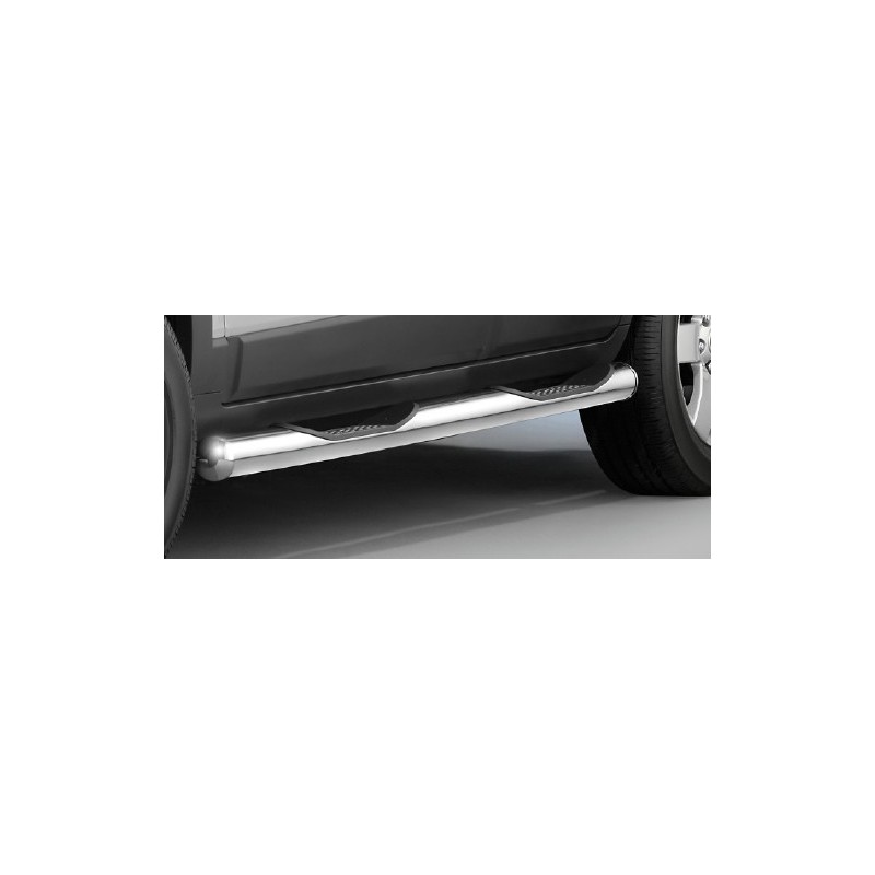 Estribos inox combi 80 mm Chevrolet Captiva