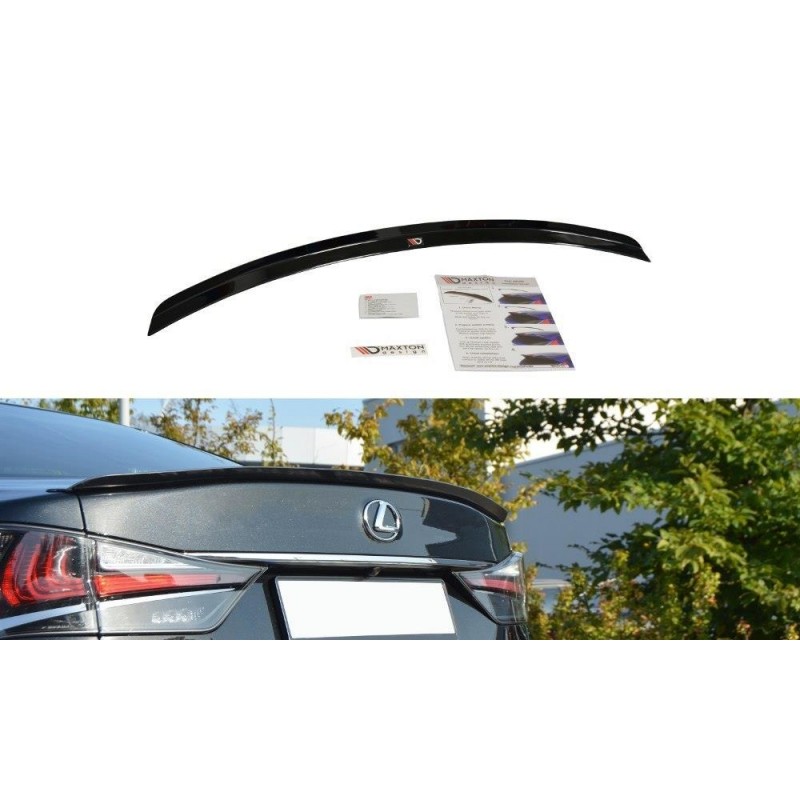 ALERON LIP Lexus GS Mk4 Facelift T 2015  MAXTON