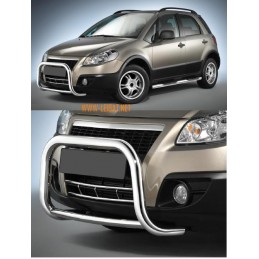 Defensa delantera inox Fiat Sedici cee Homologada