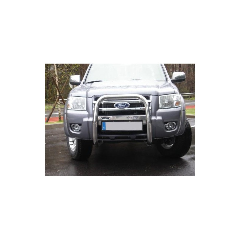 Big Bar inox 76 mm alta  Bull Face  Ford Ranger 2007 