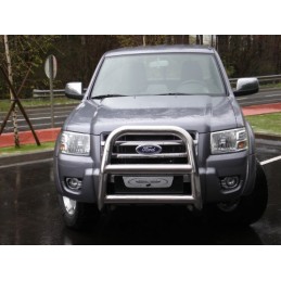 Big Bar inox 63 mm alta personalizada FORD RANGER 2007   Bull Fa