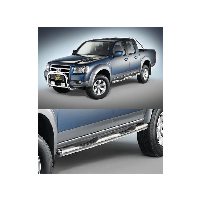 Estribos laterales inox mod Ford Ranger 2007 