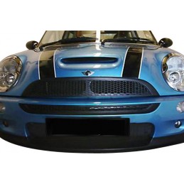 Parrilla delantera negra New Mini 01 04   superior y inferior  