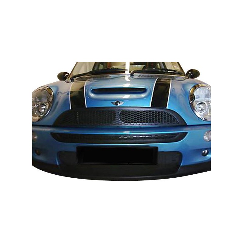 Parrilla delantera negra New Mini 01 04   superior y inferior  