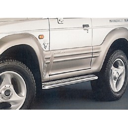 estribos plataforma inox 3 puertas Galloper  Serie C 