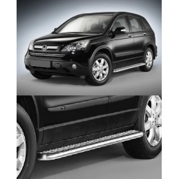 Estribos laterales en plataforma inox CRV 2007