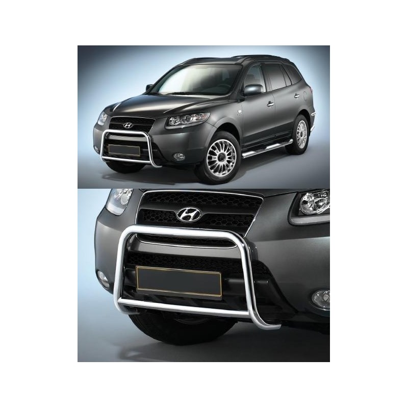 Defensa big bar inox 50mm Santa Fe 06  homol  cee   Serie C 