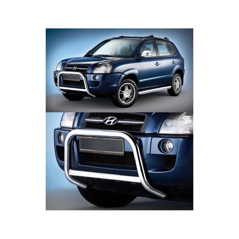 Defensa Big Bar inox 60 mm Hyunda Tucson  Holog CEE 