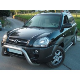 Defensa delantera Hyunda tucson Big Bar inox diametro 76 mm mod 