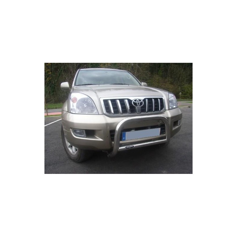 Defensa Big Bar inox Land Cruiser KDJ 120 125 Homologada CEE