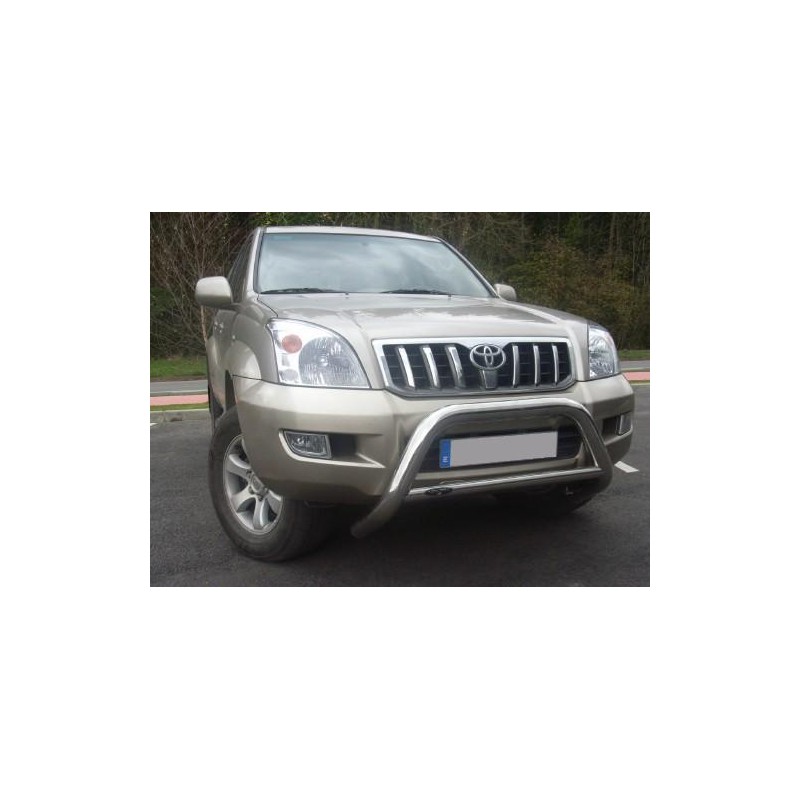 Defensa Big Bar inox Land Cruiser KDJ 120 125 Homologada CEE