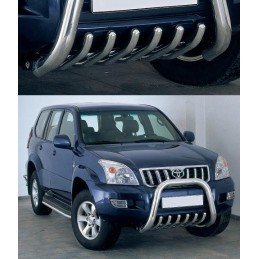 Protector frontal carter Land Cruiser KDJ 120 125 tubular inox H