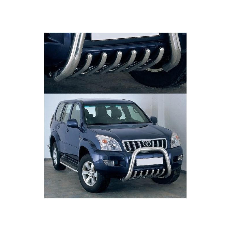 Protector frontal carter Land Cruiser KDJ 120 125 tubular inox H